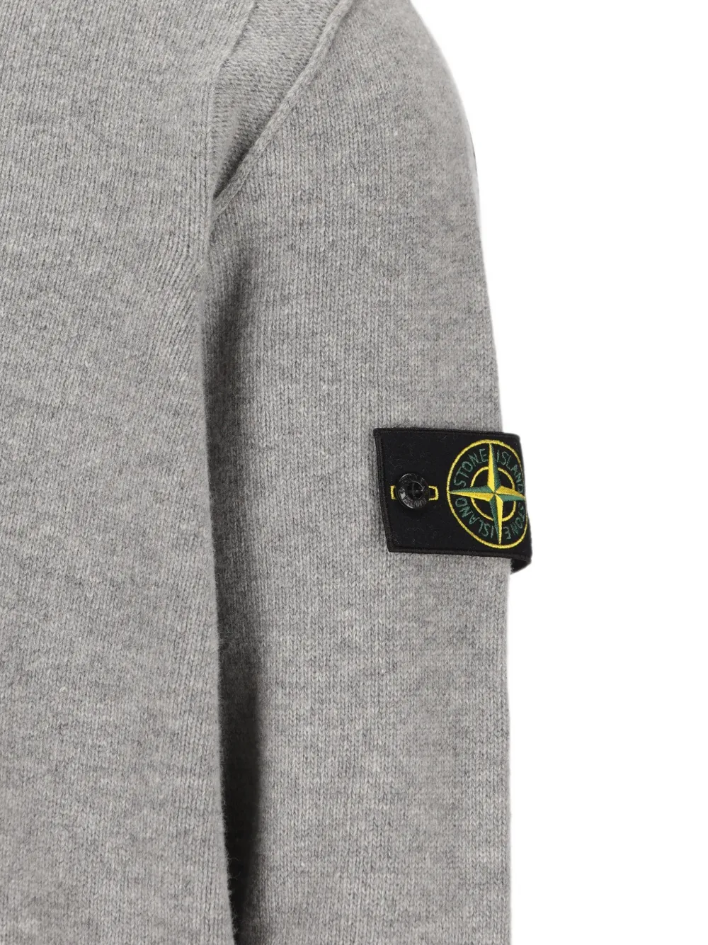 Stone Island 5100040 lamswollen trui Grijs