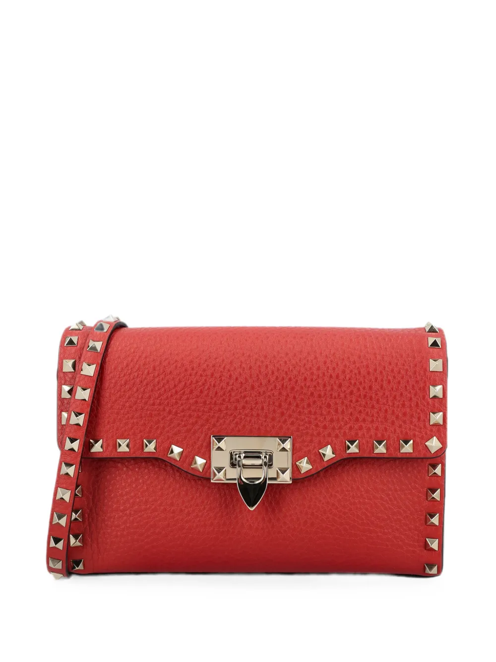 Valentino Garavani small Rockstud cross body bag - Red