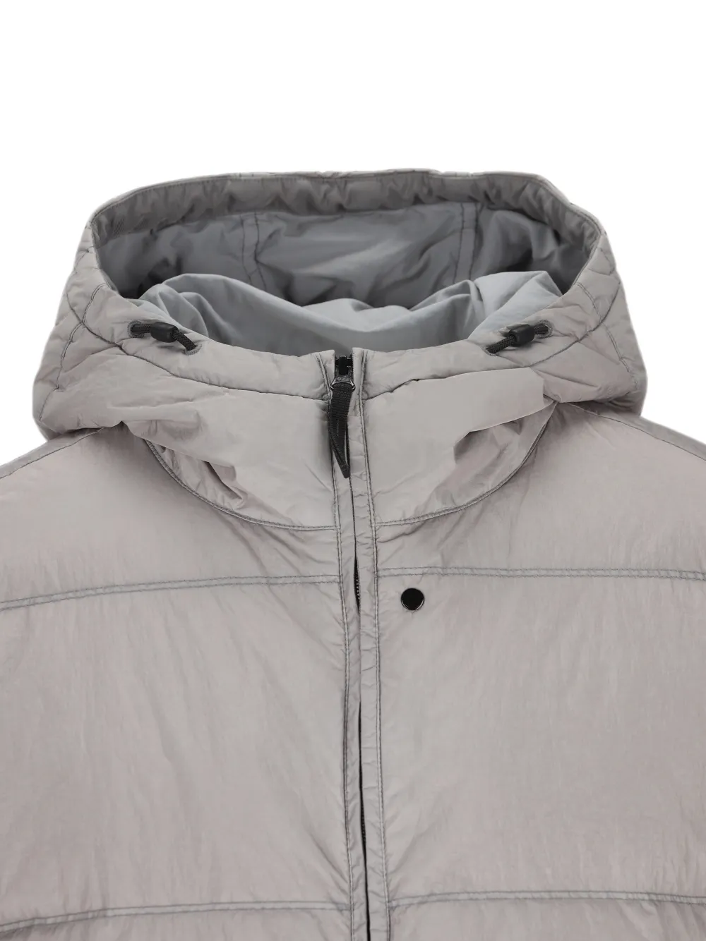 Stone Island Crinkle Reps NY gewatteerd jack Grijs