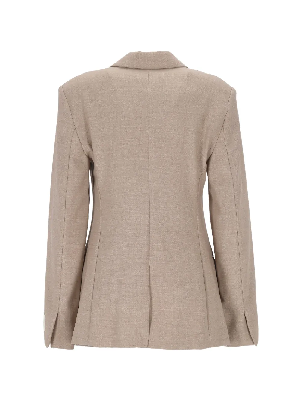 Calvin Klein Single-breasted Buttoned Blazer in Neutrals, view 2