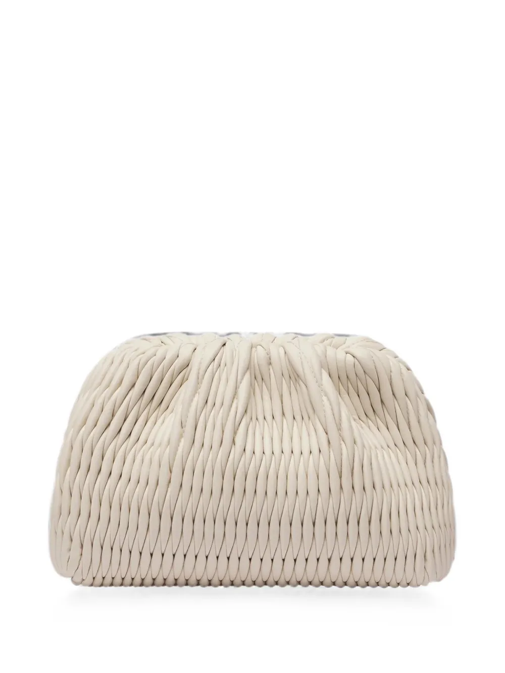 A.L.C. Enzo quilted clutch bag - Nude