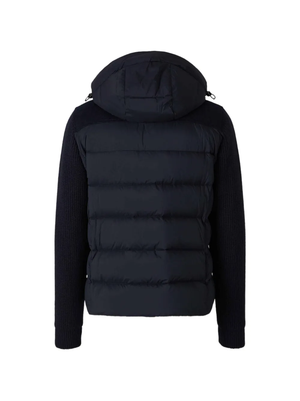 Moorer hooded padded jacket Blauw
