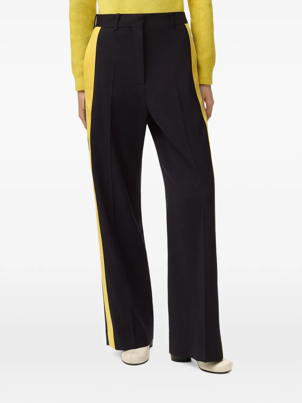 LOEWE side-stripe pressed-crease trousers