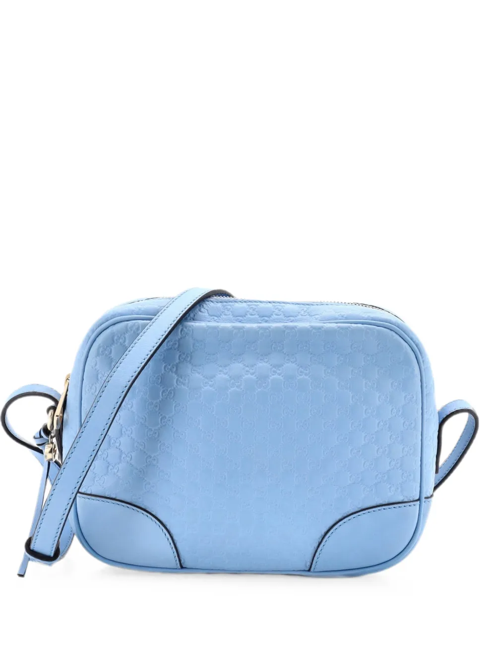 Gucci Pre-Owned Bree Disco Microguccissima Leather Mini crossbody bag - Blu