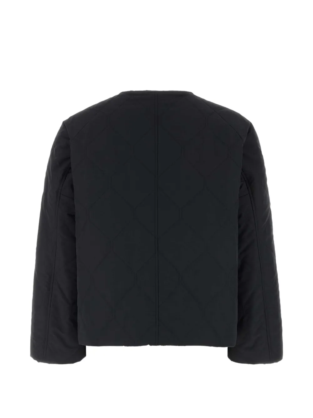 Jil Sander Gewatteerd jack Zwart