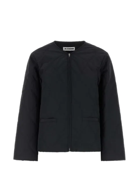 Jil Sander quilted zip-up jacket