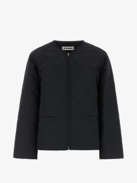 Jil Sander quilted zip-up jacket
