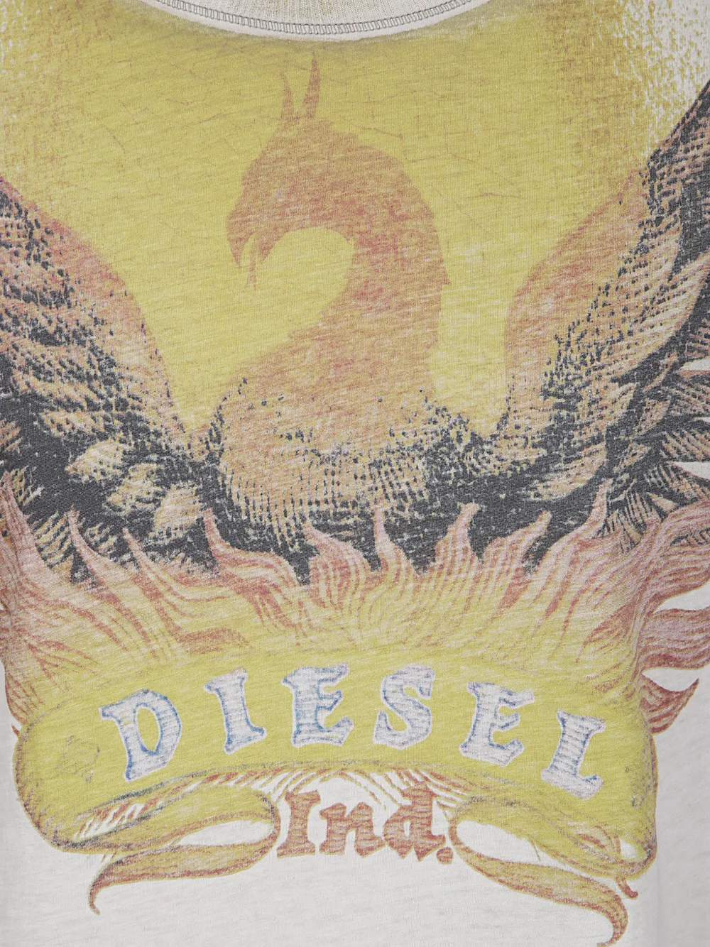 Diesel T-Hilary T-shirt met lange mouwen Beige