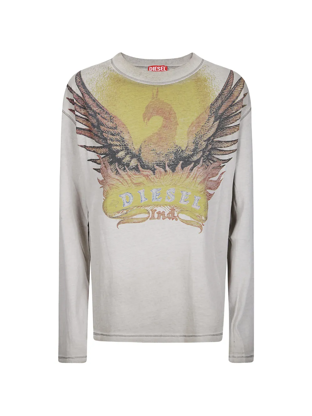 Diesel T-Hilary long-sleeved T-shirt - Toni neutri