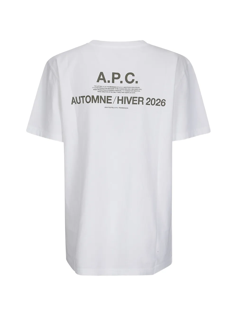 A.P.C. Autumn 26 T-shirt M Wit