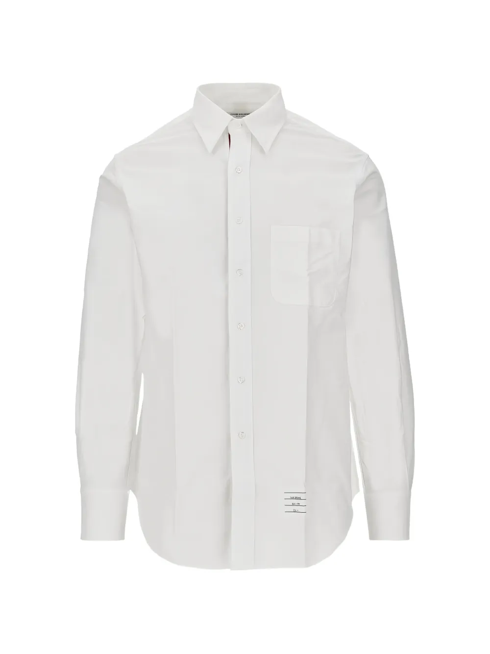 Thom Browne button-down chest-pocket shirt - White