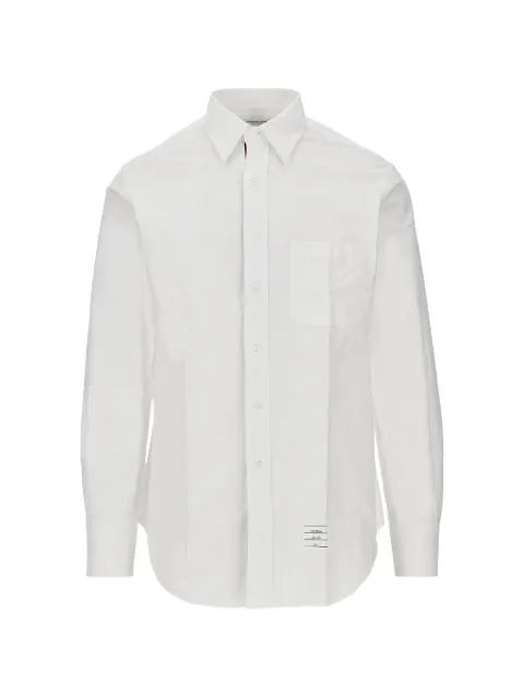 Thom Browne button-down chest-pocket shirt