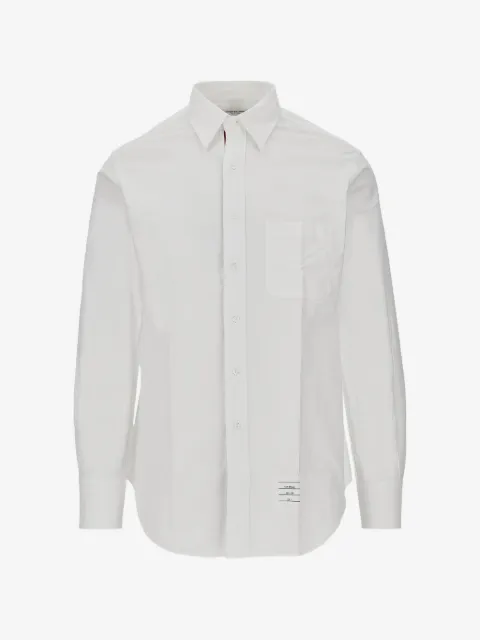 Thom Browne camisa con bolsillo en el pecho