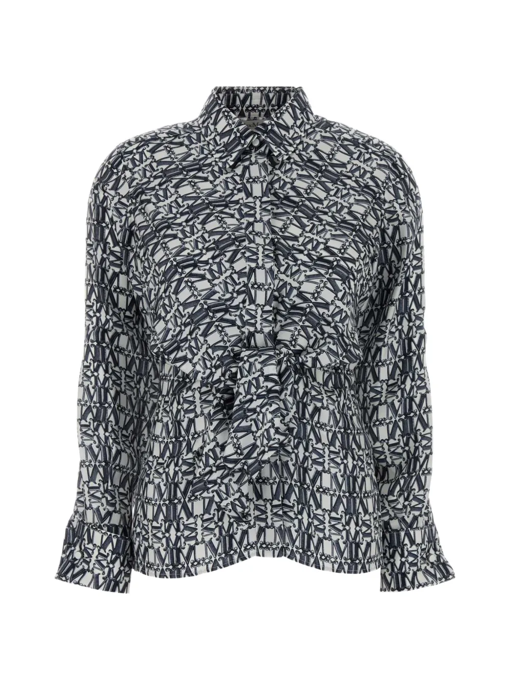 Max Mara Marte logo-detail shirt - White