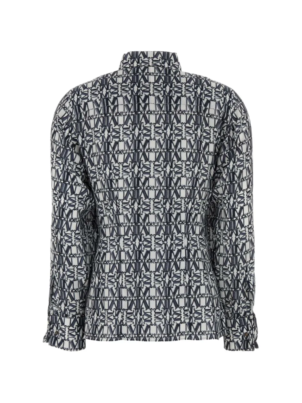 Max Mara Marte logo-detail shirt Wit