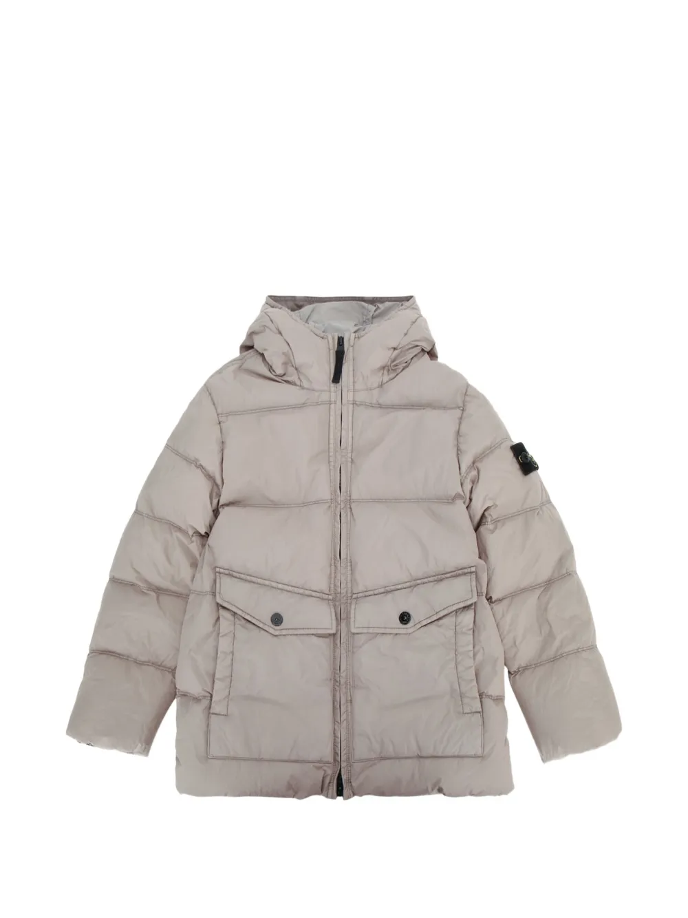 Stone Island Junior 4100012 padded hooded jacket - Toni neutri