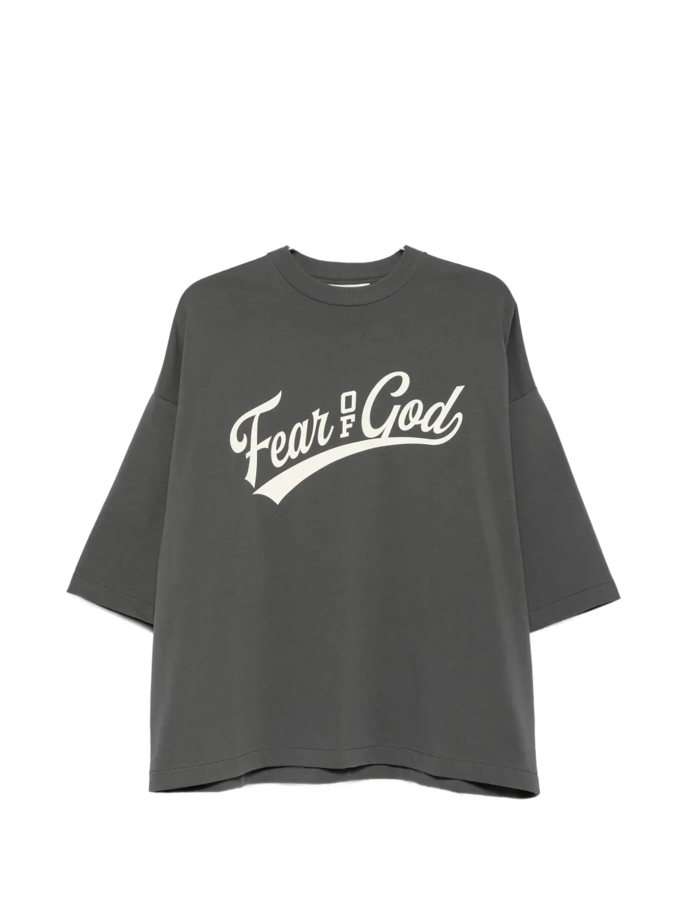 FEAR OF GOD ESSENTIALS Merch Tee T-Shirt mit Logo - Grau