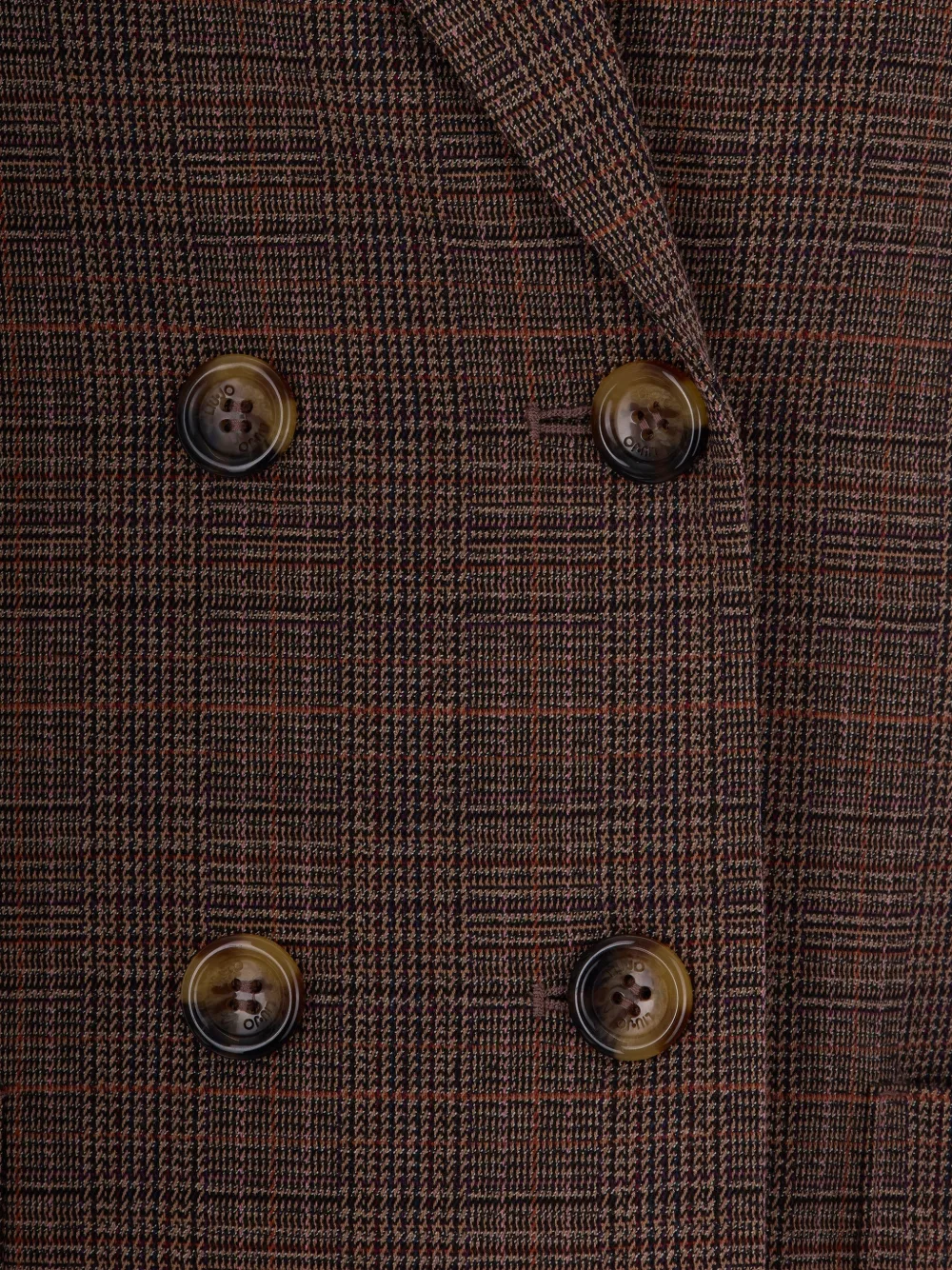 LIU JO Prince of Wales blazer met tartan-ruit Bruin
