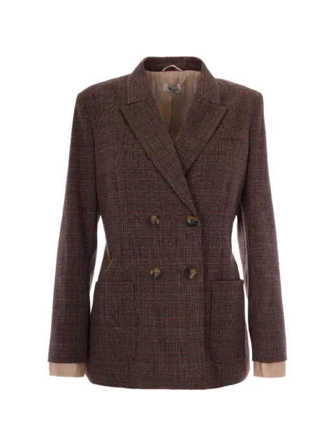 LIU JO blazer con motivo de cuadros príncipe de Gales