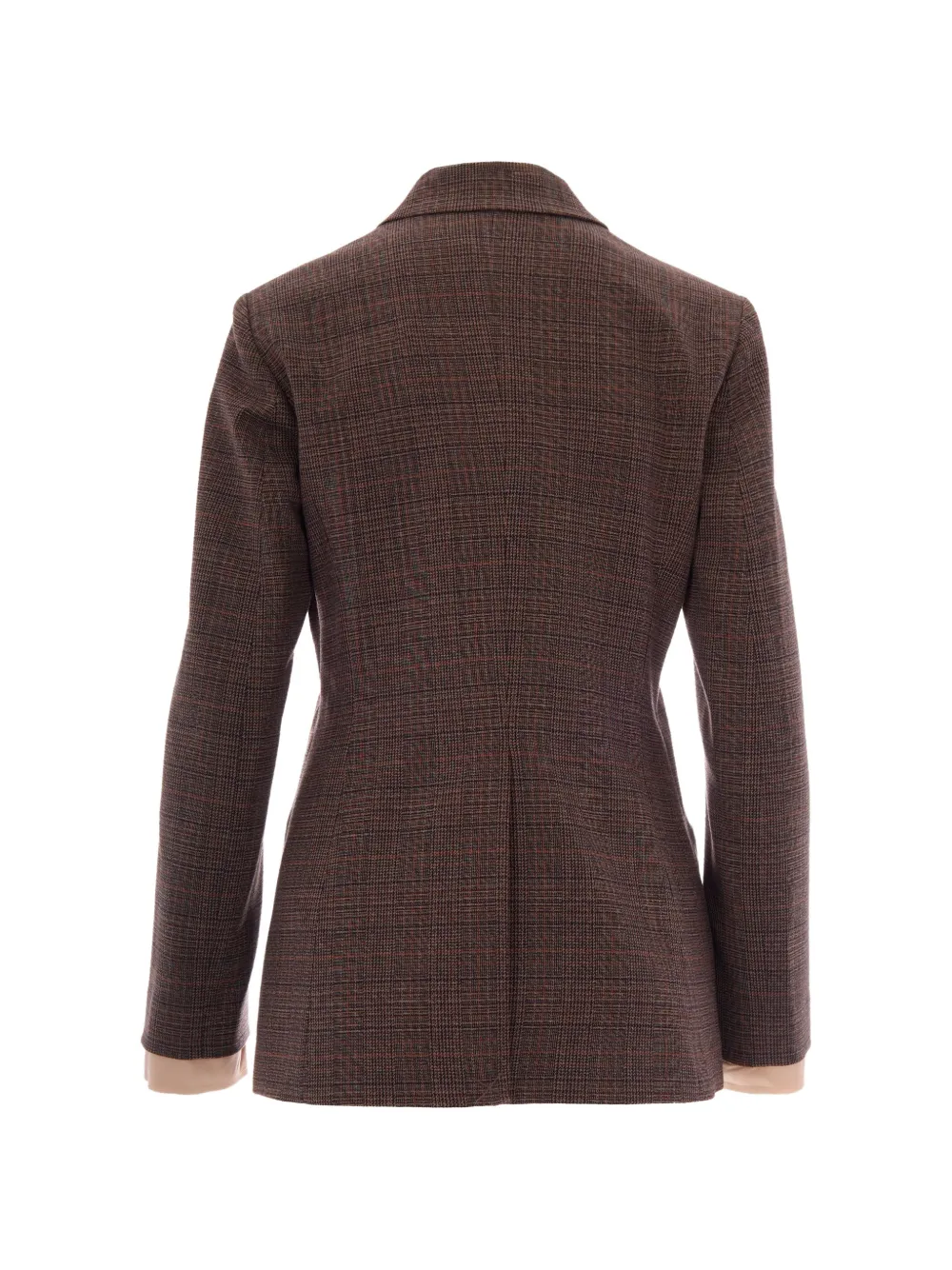 LIU JO Prince of Wales blazer met tartan-ruit Bruin