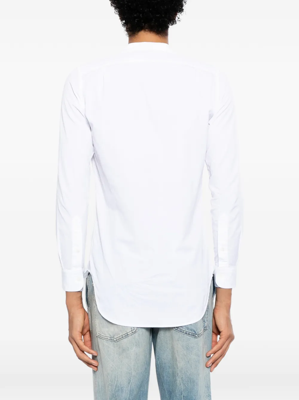 Ports V Shirt met borduursel Wit