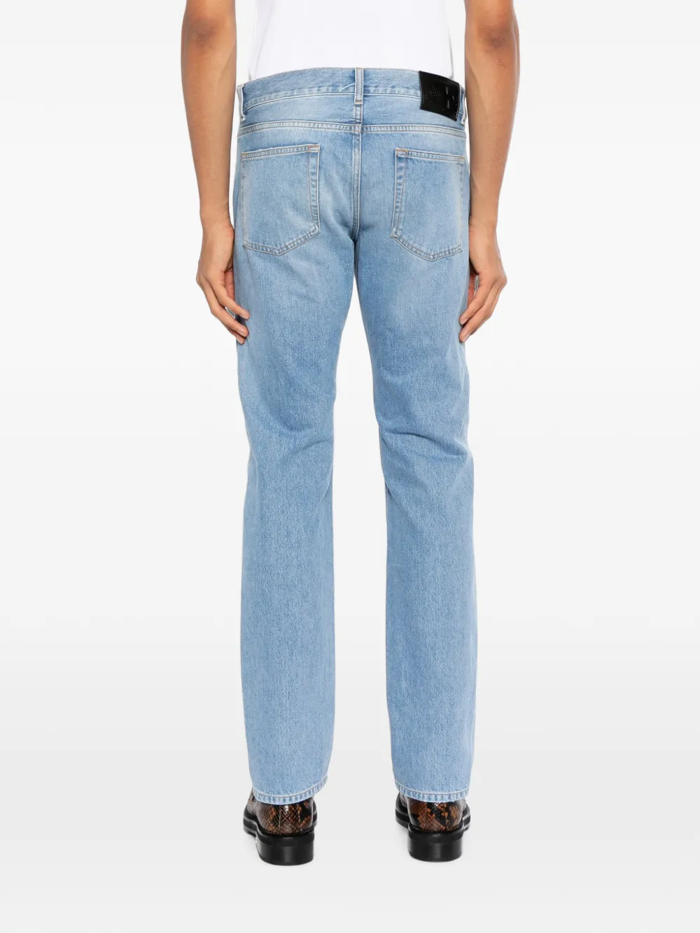 Ports V Straight jeans Blauw
