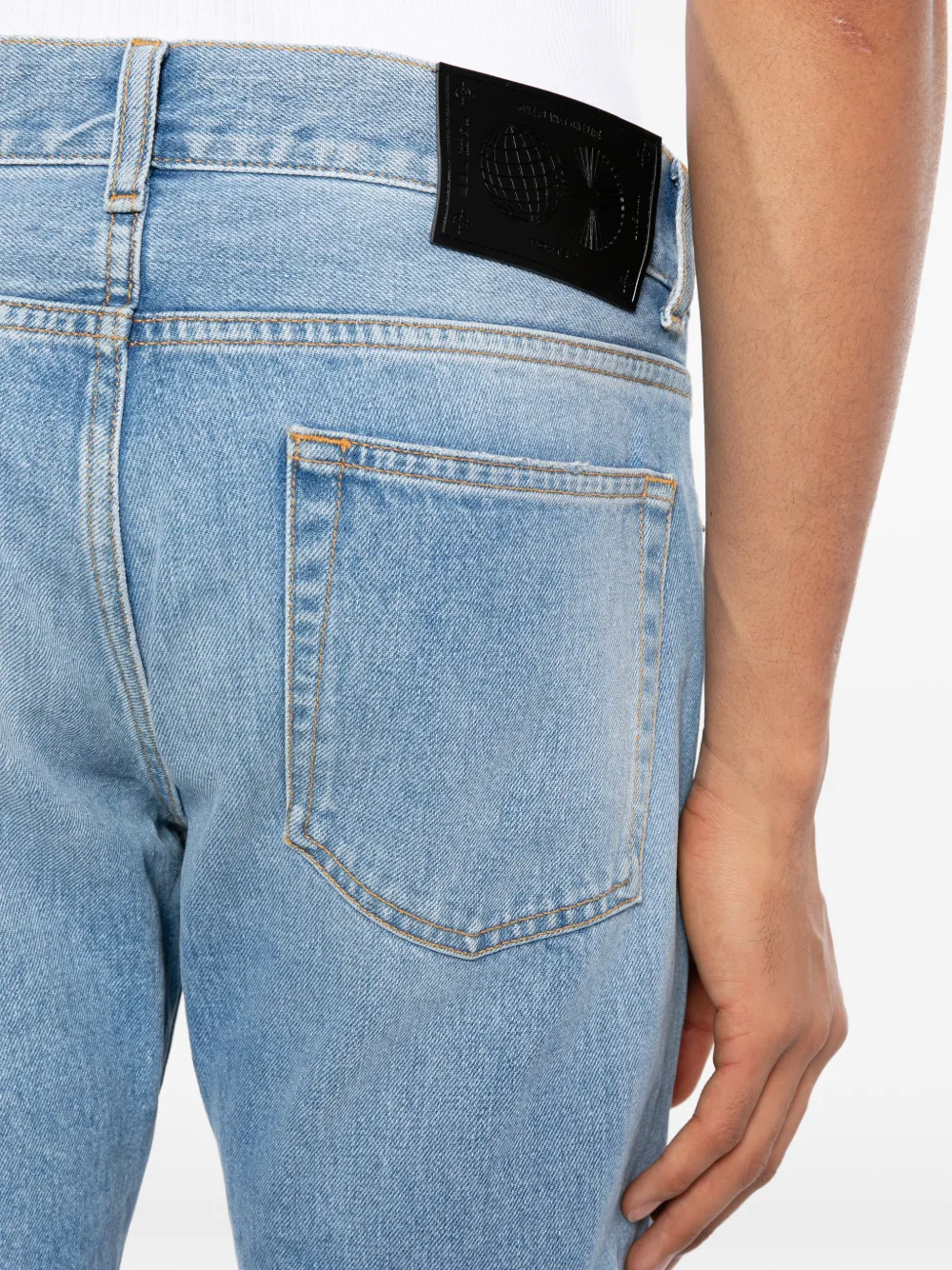 Ports V Straight jeans Blauw