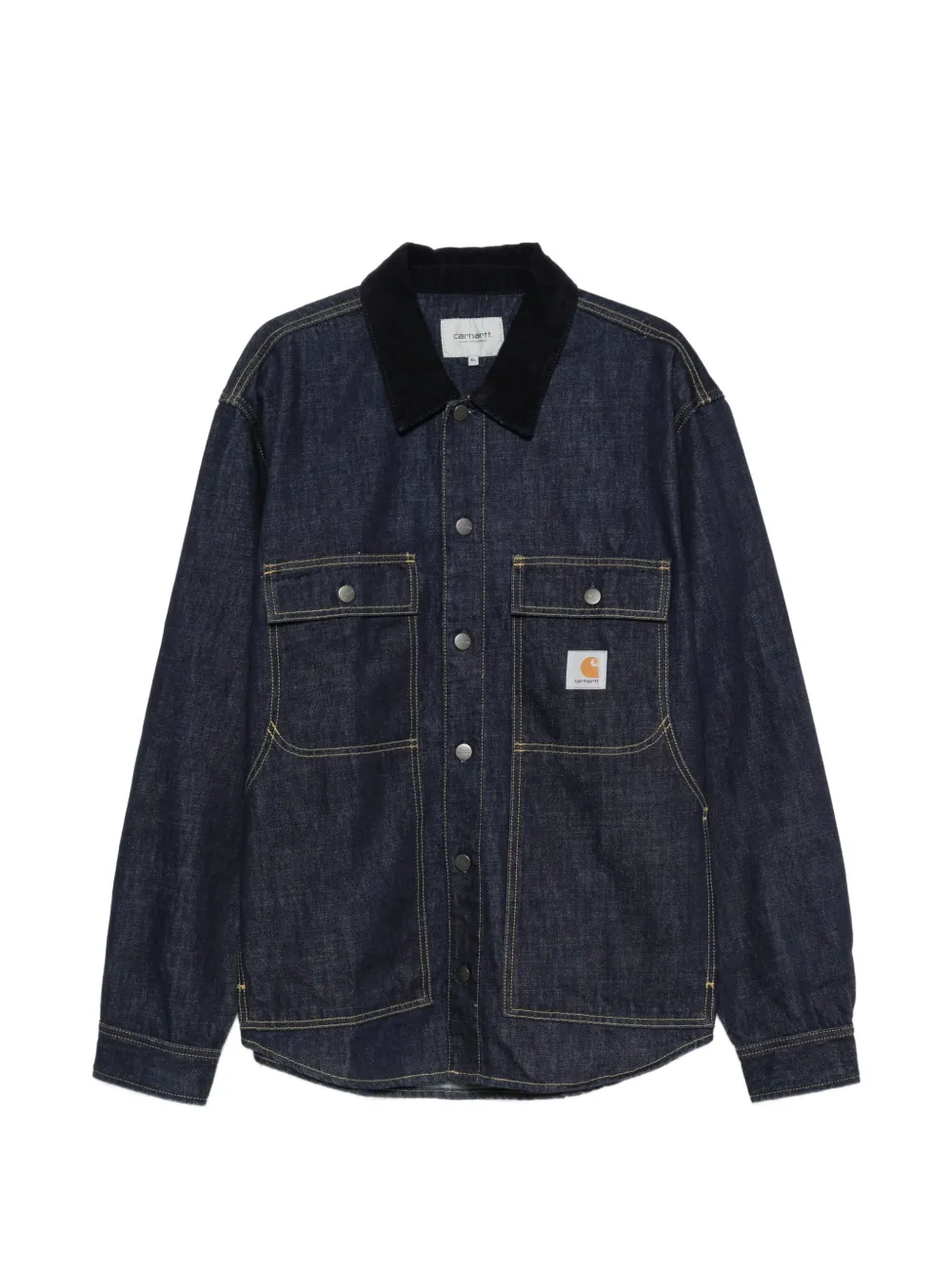 Carhartt WIP Oakland corduroy-collar overshirt - Blau