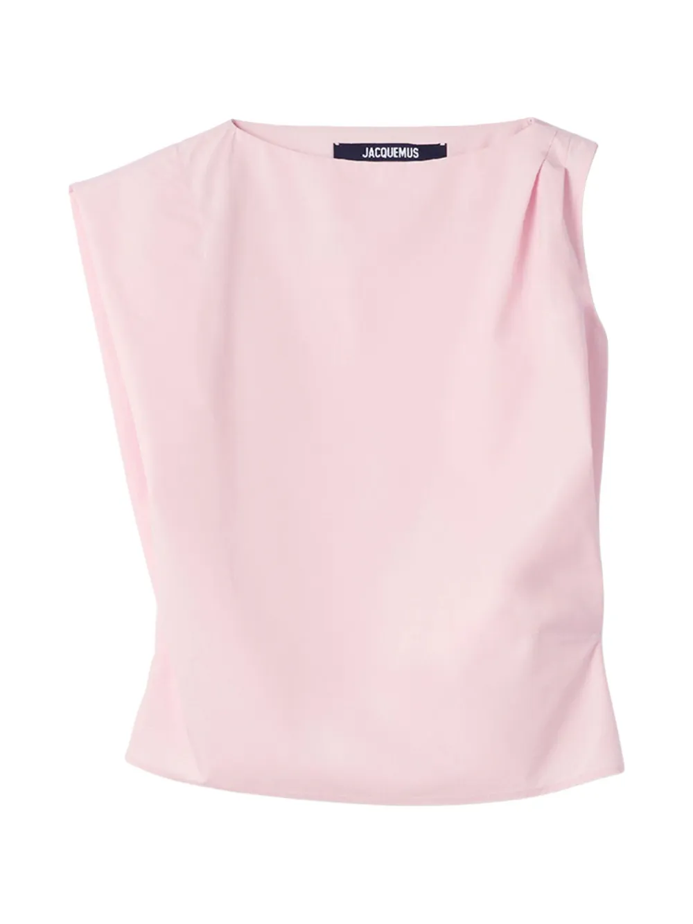Jacquemus The Drap asymmetric top - Rosa