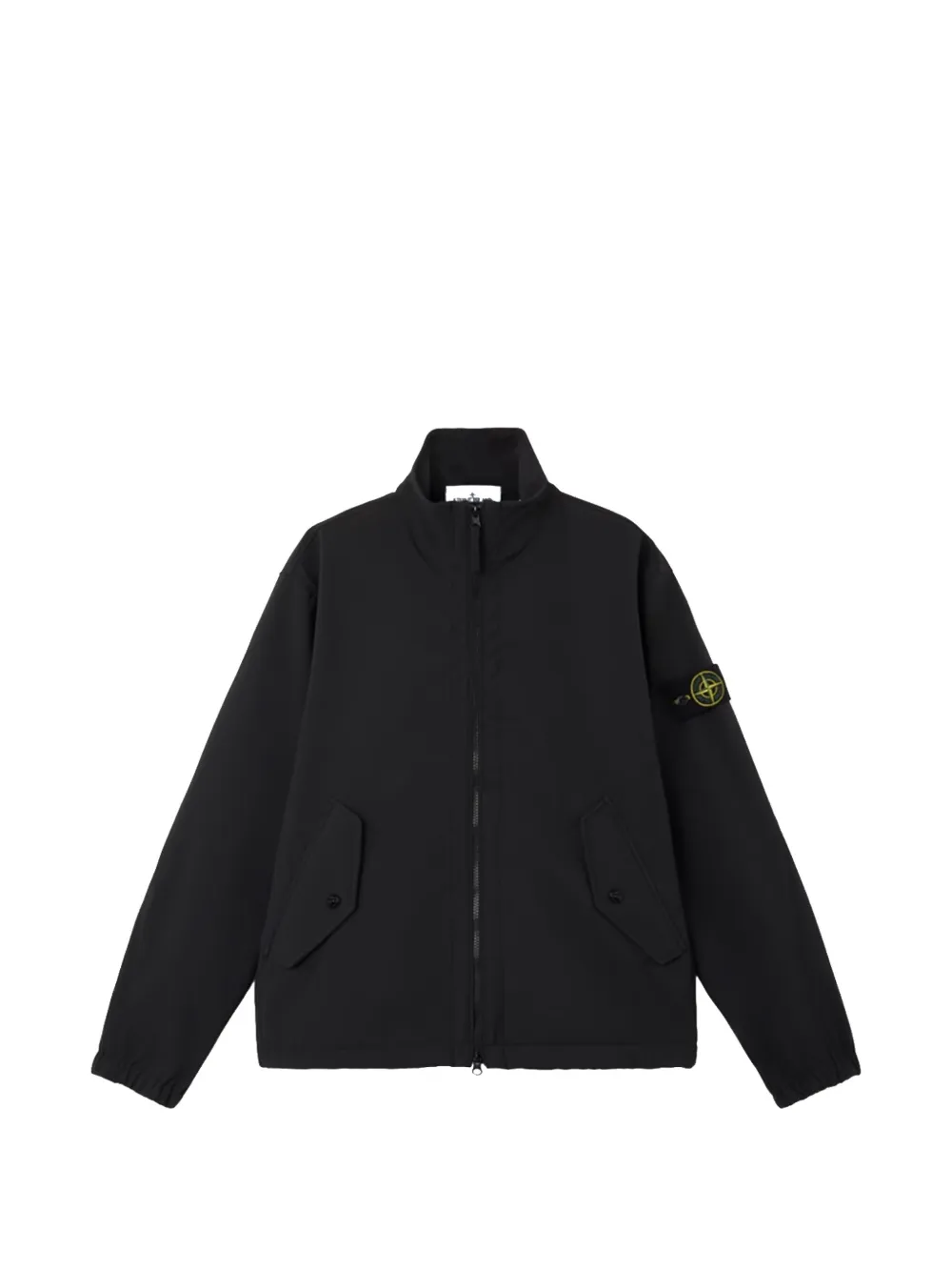 Stone Island 4100022 leichte Softshell-Jacke mit RE.DYE®-Technologie aus recyceltem Polyester - Schwarz