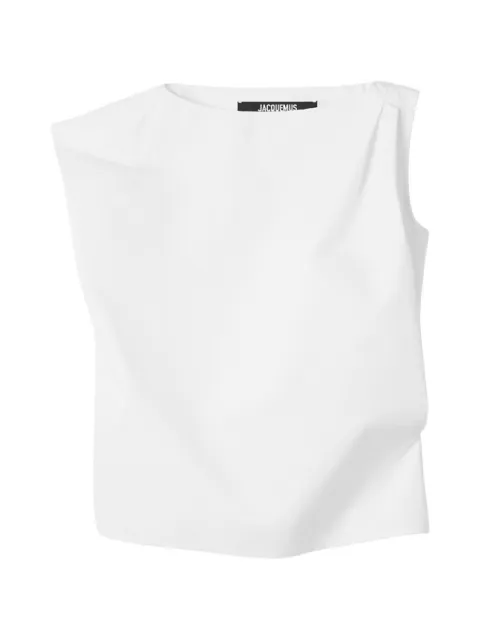Jacquemus The Drap asymmetric sleeveless top