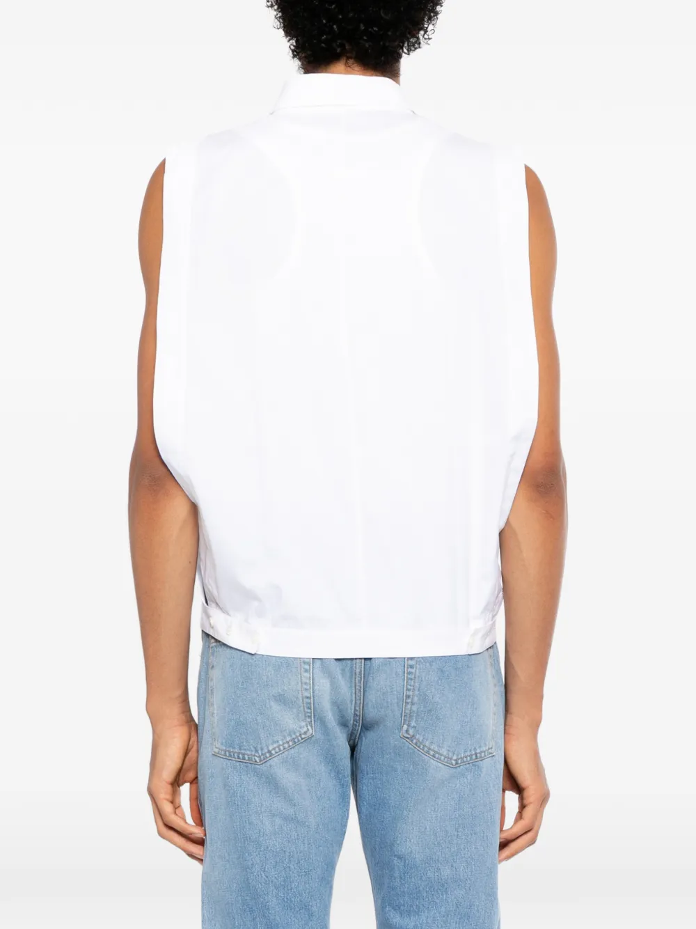 Ports V Mouwloos shirt Wit