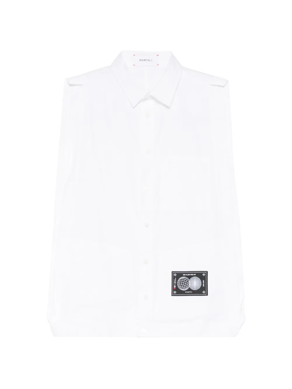 Ports V Mouwloos shirt Wit