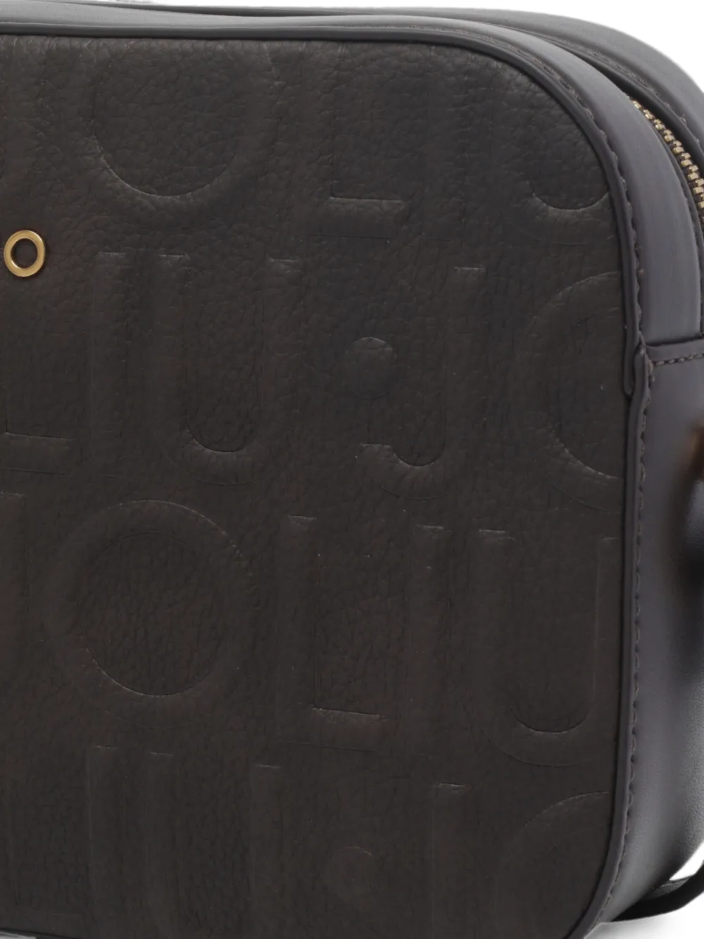 LIU JO Medium crossbodytas met logo-reliëf Bruin
