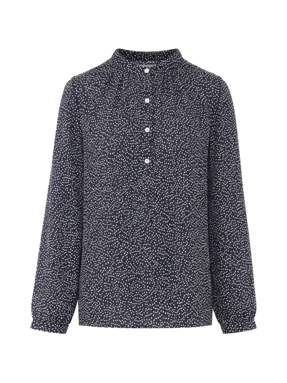 MARANT ÉTOILE polka-dot cotton blouse - Nero