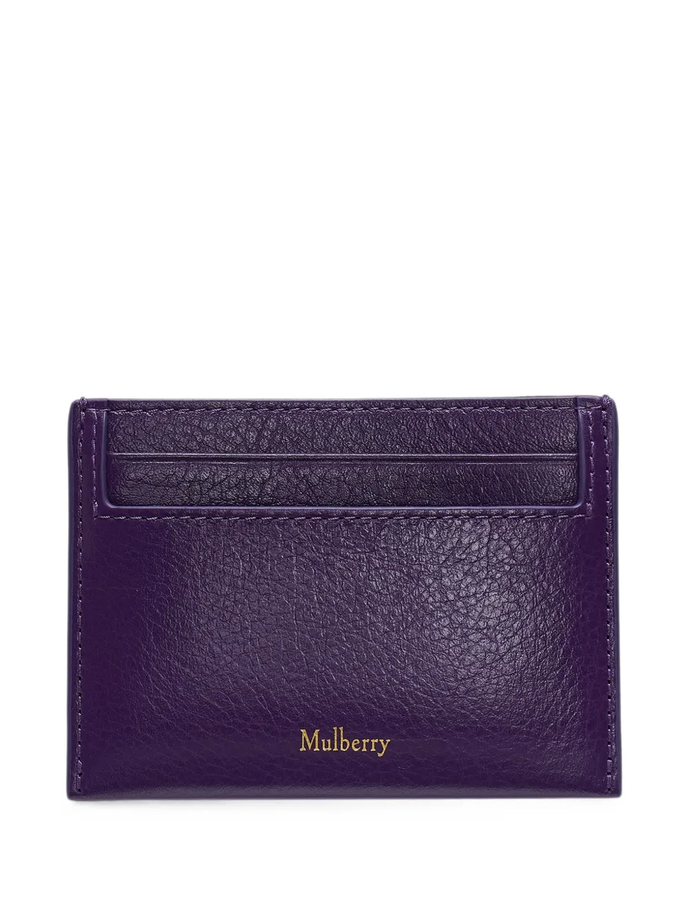 Mulberry Pasjeshouder met logoprint Paars