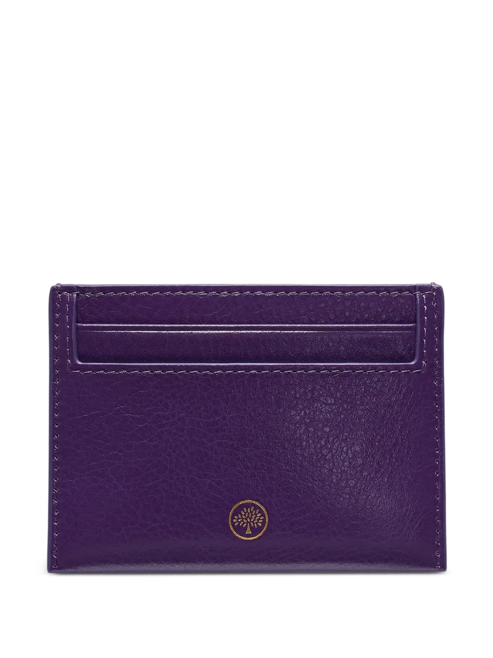 Mulberry logo-print leather cardholder - Viola