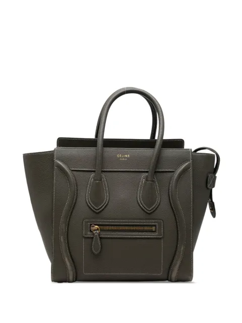 Celine Pre-Owned 2017 Micro Drummed Calfskin Luggage tote bag