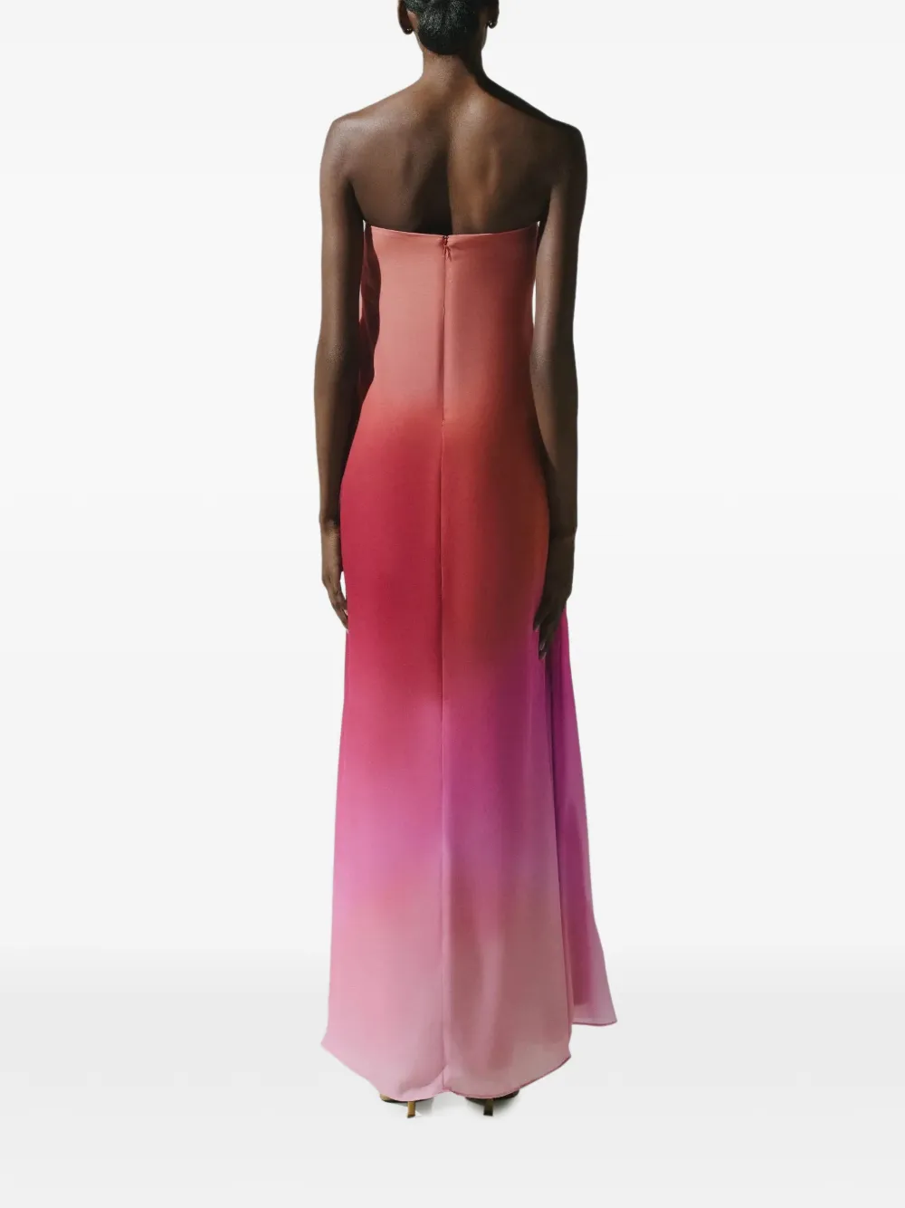 Baobab Nara strapless maxi dress Oranje
