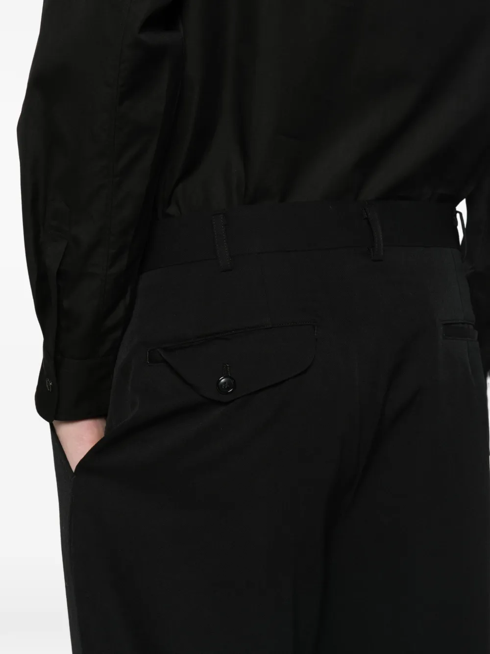 Comme des Garçons Homme Plus straight-leg trousers Zwart