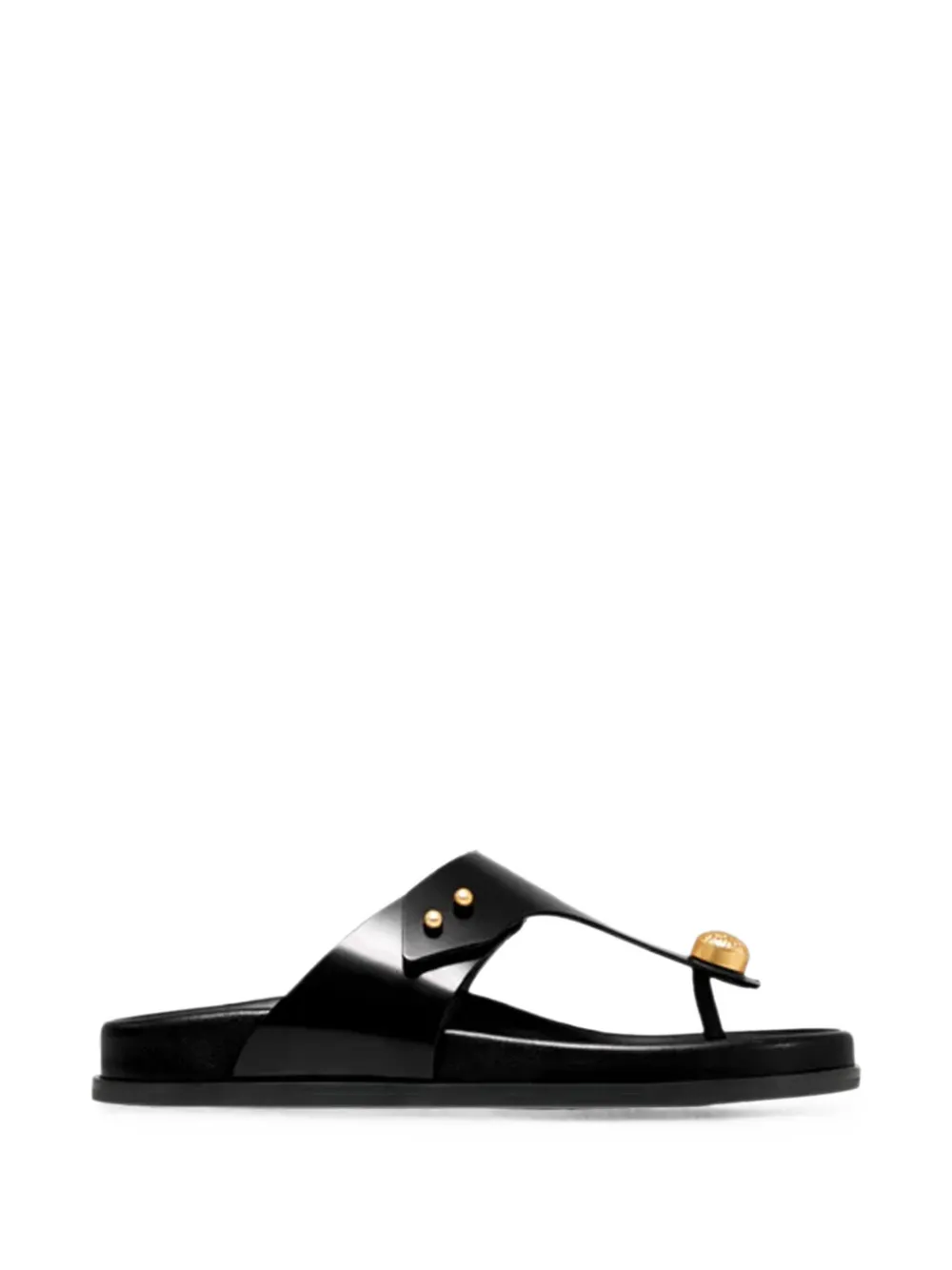 Vanda Novak Diuna Stud-embellished Sandals In Black