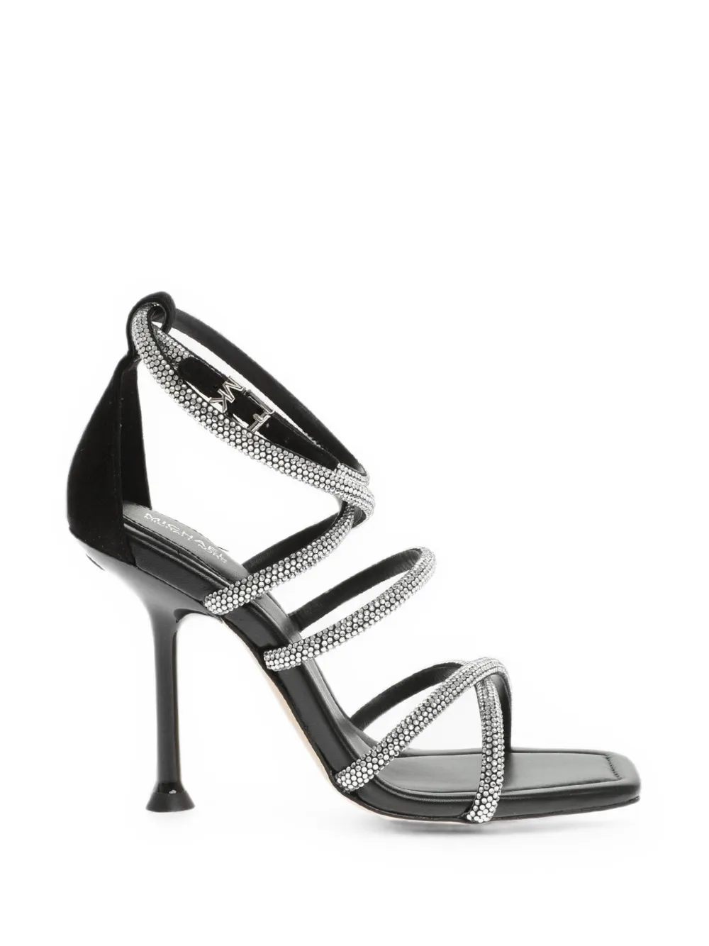 Michael Kors Imani rhinestone-embellished strappy sandals Zwart