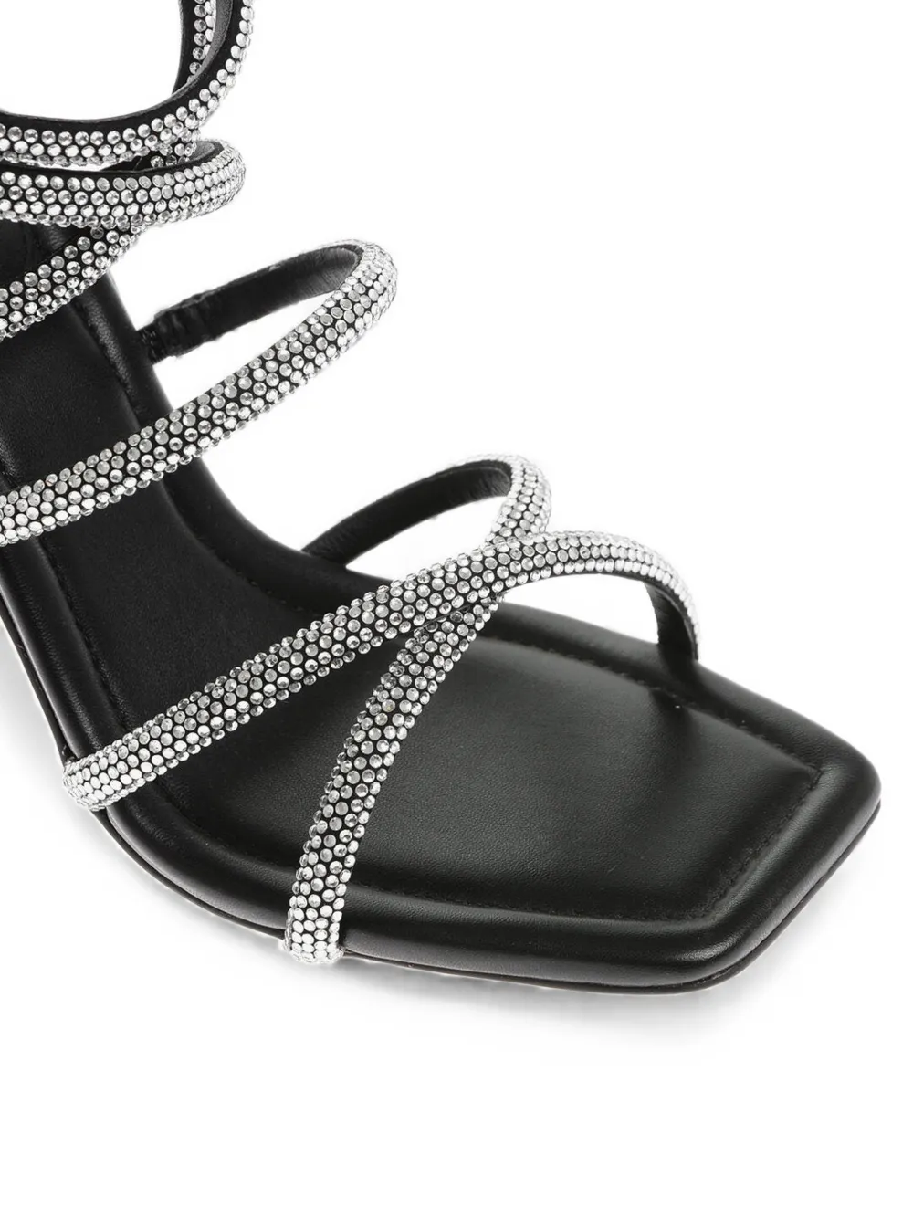 Michael Kors Imani rhinestone-embellished strappy sandals Zwart