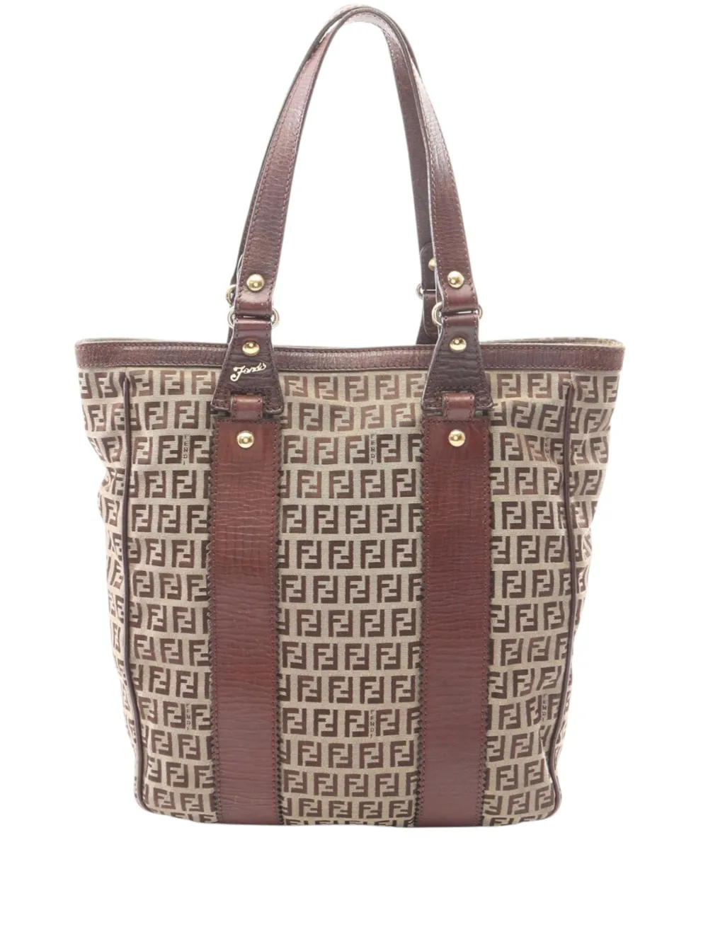 Fendi Pre-Owned 2000-2017 Zucchino Canvas tote bag - Nude