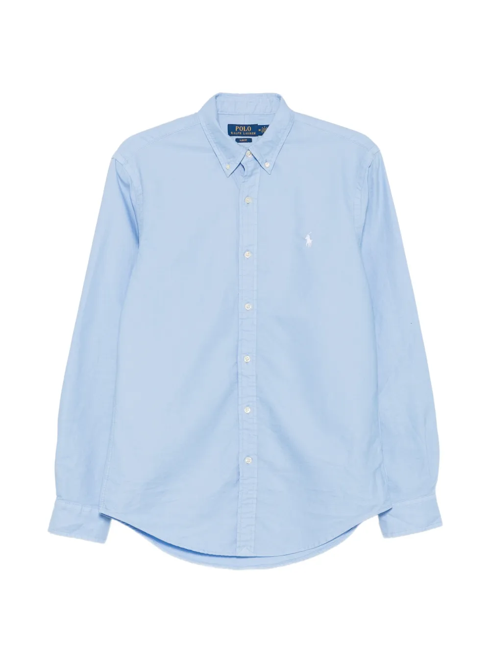 Polo Ralph Lauren embroidered-logo button-down shirt - Blu