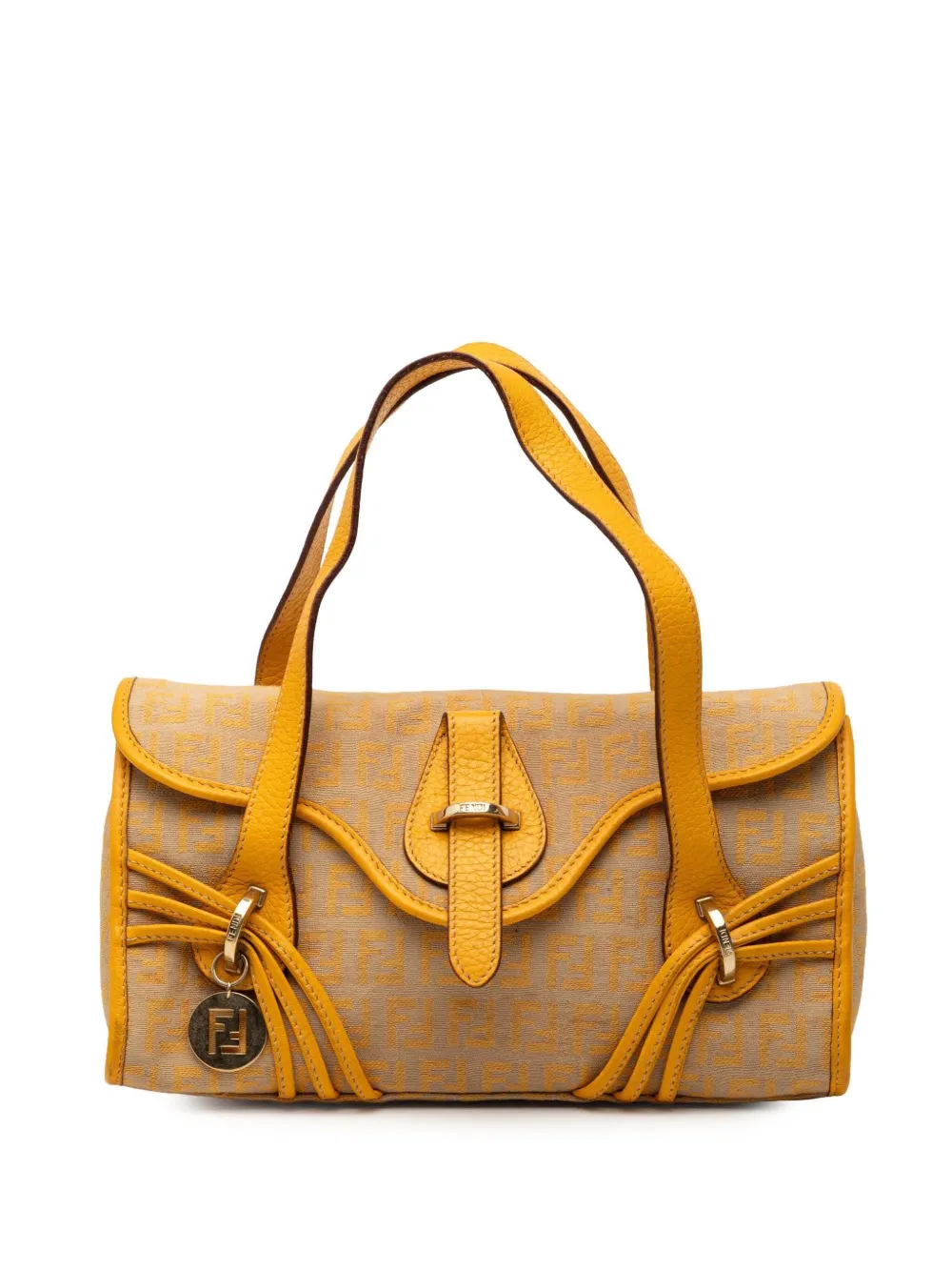 Fendi Pre-Owned 2000-2010 Zucchino Canvas handbag - Gelb