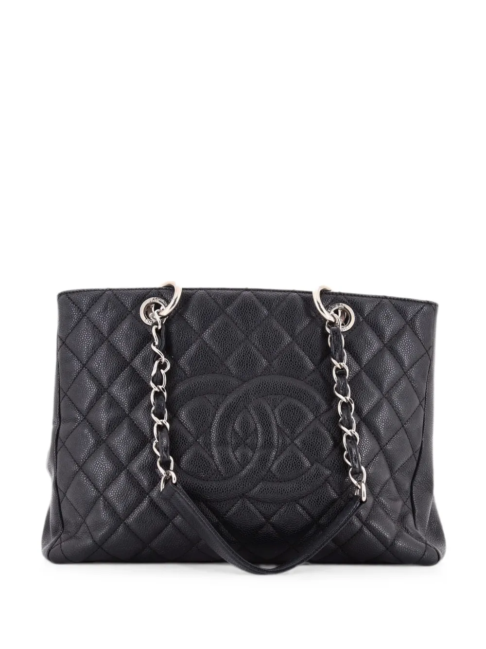 CHANEL Pre-Owned Grand Shopping Quilted Caviar tote bag - Black