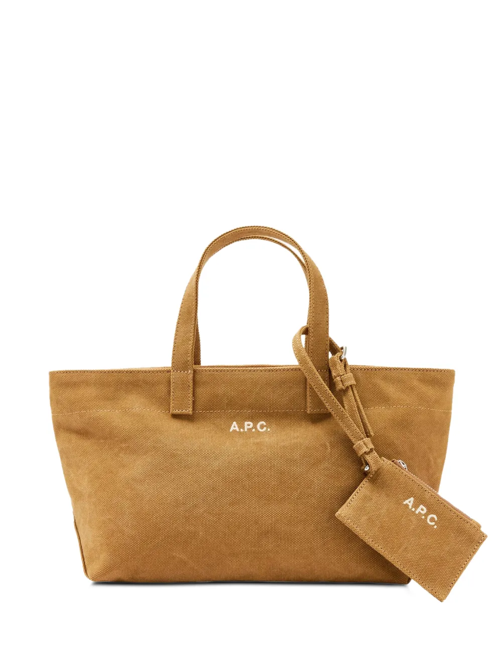 A.P.C. Le Drummer toile small bag - Toni neutri