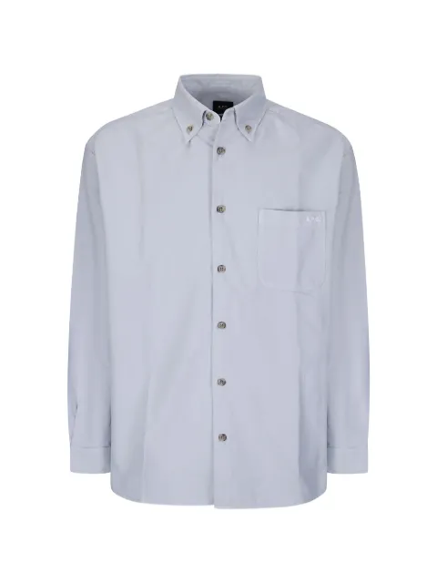 A.P.C. camisa Mateo con logo bordado