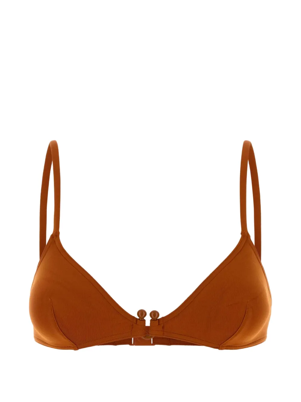 ERES Stylish triangle bikini top - Orange
